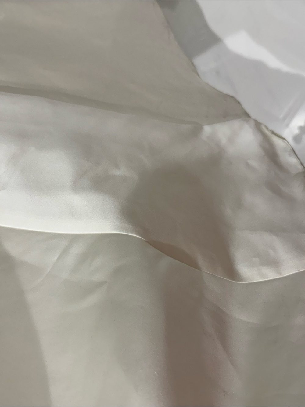 Camille La Vie Ivory Satin Maxi Dress vintage - Picture 5 of 7
